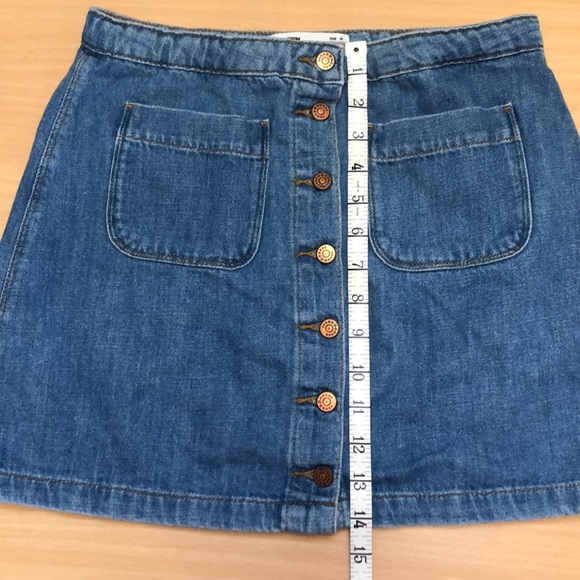 !LAST DAY! Zara denim skirt | sz M - Picture 4 of 5